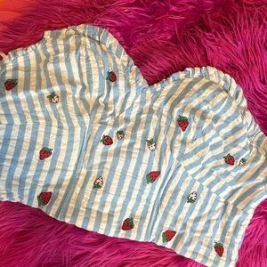 Anthropologie Crop Top